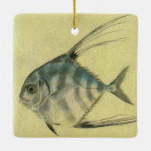 ヴィンテージスレッドフィントレヴァリー、アフリカポンパノフィッシュ セラミックオーナメント (裏面)