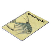 ヴィンテージスレッドフィントレヴァリー、アフリカポンパノフィッシュ ノートブック (左側)