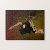 ヴィンテージスロットマシンピンナップ ジグソーパズル (横)