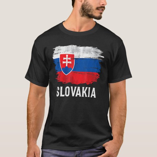 ヴィンテージスロバキア国旗 Tシャツ (正面)