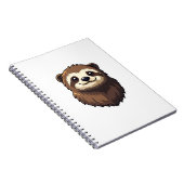 ヴィンテージスローフェイス レトロ野生生物グラフィック2 ノートブック (右側)