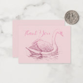 ヴィンテージスワンバード ノートカード (正面/裏面インサイチュ)