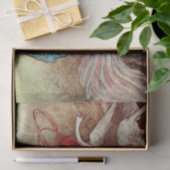 ヴィンテージスワンプリンセス魔女デカップアート 薄葉紙 (ギフト)