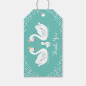 ヴィンテージスワンベビーシャワー春 ギフトタグ (正面)