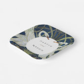 ヴィンテージスワンラヴ結婚ズ ペーパープレート (傾斜あり)