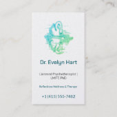 ヴィンテージスワンリフレクション – セラピスト 名刺 (正面)