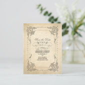 ヴィンテージスワーフレーム古い日付ポストカードを保存 案内ポストカード (スタンド正面)