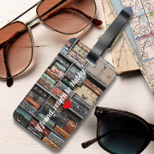 ヴィンテージスーツケースの奥さん、旅行が大好きでちょっとおかしい ラゲッジタグ