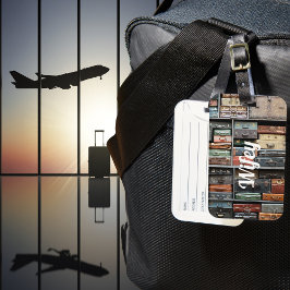 ヴィンテージスーツケースの奥さん、旅、放浪癖、写真 ラゲッジタグ