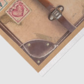 ヴィンテージスーツケースフロントとトラベルシール 薄葉紙 (詳細)