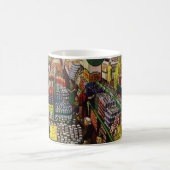 ヴィンテージスーパー、食品および飲料 コーヒーマグカップ (中央)