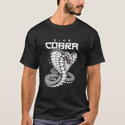 ヴィンテージス日本のネークスタイルキングコブラTシャツ Tシャツ (正面)
