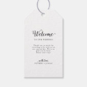 ヴィンテージス結婚クリプトのウェルカムギフトラベル ギフトタグ (正面)