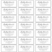 ヴィンテージス結婚クリプトのゲスト住所 シール (正面)