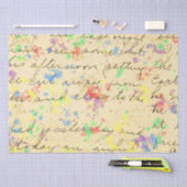 ヴィンテージス絵を描クリーティッシュペーパー分離 薄葉紙 (クラフト)