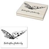 ヴィンテージス飛んでいるクリプカスタムト文字 ラバースタンプ (押印)