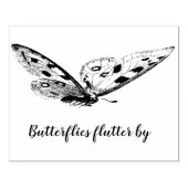 ヴィンテージス飛んでいるクリプカスタムト文字 ラバースタンプ (インプリント)