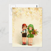 ヴィンテージズウェイキンダウンドブルーメン ポストカード (正面/裏面)