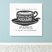 ヴィンテージズチャードショコラアド キャンバスプリント (インサイチュ (ウッドフロア))