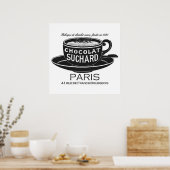 ヴィンテージズチャードショコラアド ポスター (キッチン)