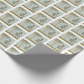 ヴィンテージズブックイラストレーション ラッピングペーパー (角)