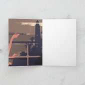 ヴィンテージセイロングリーティングカード カード (内部)