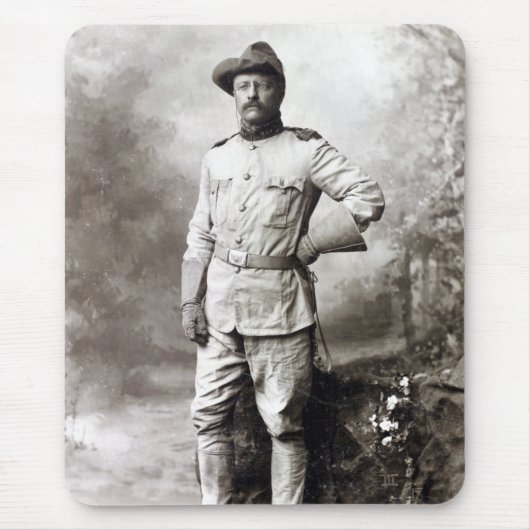 ヴィンテージセオドアルーズベルトラフ・ライダー マウスパッド (正面)