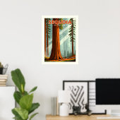 ヴィンテージセコイア国立公園 ポスター (ホームオフィス)