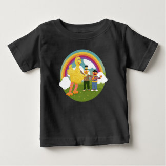 ヴィンテージセサミストリートフレンズレインボー ベビーTシャツ