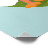 ヴィンテージセサミストリートフレンズレインボー ポスター (角)