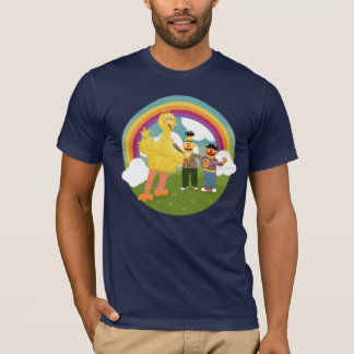 ヴィンテージセサミストリートフレンズレインボー Tシャツ