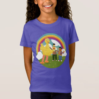ヴィンテージセサミストリートフレンズレインボー Tシャツ