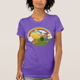 ヴィンテージセサミストリートフレンズレインボー Tシャツ