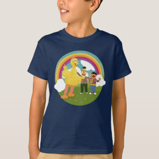 ヴィンテージセサミストリートフレンズレインボー Tシャツ