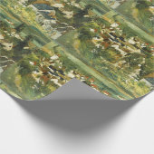 ヴィンテージセザンヌパノラマビューオブオーバーズシュルオワーズ ラッピングペーパー (角)