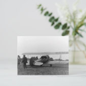 ヴィンテージセスナ1920年の飛行機 ポストカード (スタンド正面)