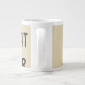 ヴィンテージセソワールチャットノワールのポスター ジャンボコーヒーマグカップ (裏面)