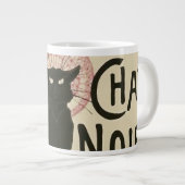 ヴィンテージセソワールチャットノワールのポスター ジャンボコーヒーマグカップ (正面右)