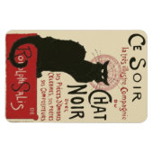 ヴィンテージセソワールチャットノワールのポスター マグネット (横)