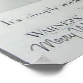 ヴィンテージセット広告、ワーナーズウィメリードウ ポスター (角)