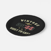 ヴィンテージセット1944 80誕生日 ペーパープレート (アングル)