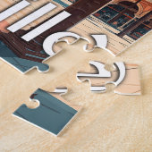 ヴィンテージセビリア，スペイン – クラシックお土産スペインの物 ジグソーパズル (側面)