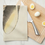 ヴィンテージセピアコンチシェル キッチンタオル (四つ折り)