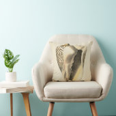 ヴィンテージセピアコンチシェル クッション (椅子)