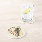 ヴィンテージセピアコンチシェル コースター (側面)