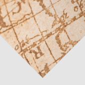 ヴィンテージセピアコンパスマップのデカップデコページング 薄葉紙 (詳細)