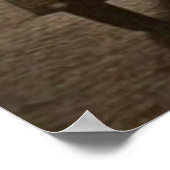 ヴィンテージセピアシーン1930s車のファンタジー2ポスター ポスター (角)