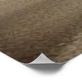 ヴィンテージセピアシーン1940s車のファンタジーポスター ポスター (角)