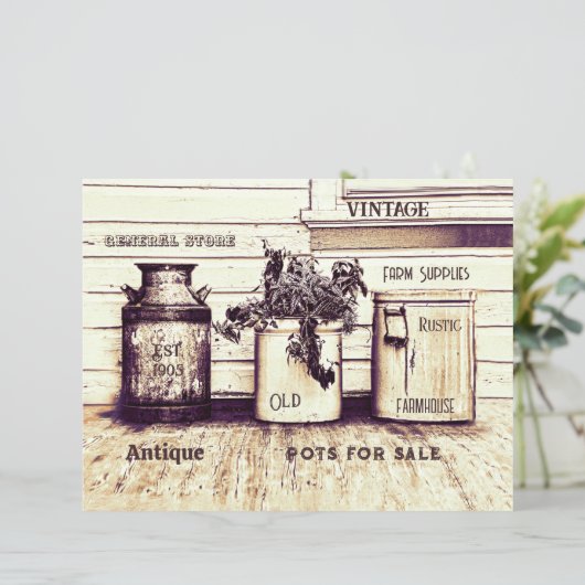 ヴィンテージセピアトーンエフ素朴エメラジャグ (スタンド正面)