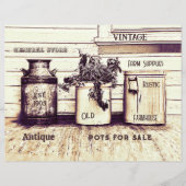 ヴィンテージセピアトーンエフ素朴エメラジャグ (正面)